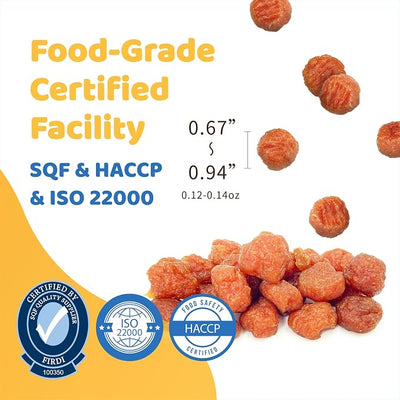 iPaw 5 Stock-Up Combo Chicken Tots Dog Treats for Puppy Training, SQF Certified Human Grade Dog Treat, Hypoallergenic, Easy to Digest (Chicken Tots), 5 Packs