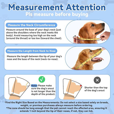 WinWeal Upgraded Soft Dog Cone Collar for Large Medium Dogs After Surgery – Adjustable Transparent Recovery Collar, Breathable Elizabethan E-Collar for Wound Healing & Anti-Licking (M, Black)