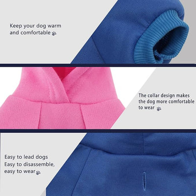 Paiaite Light Blue Chihuahua Dog Hoodie: Keep Your Pup Warm and Stylish with a 'The Dog Face' Printed Sweatshirt Pet Clothes, and Sweater Coat All in One Perfect for Winter and Cool Summer Nights! XL