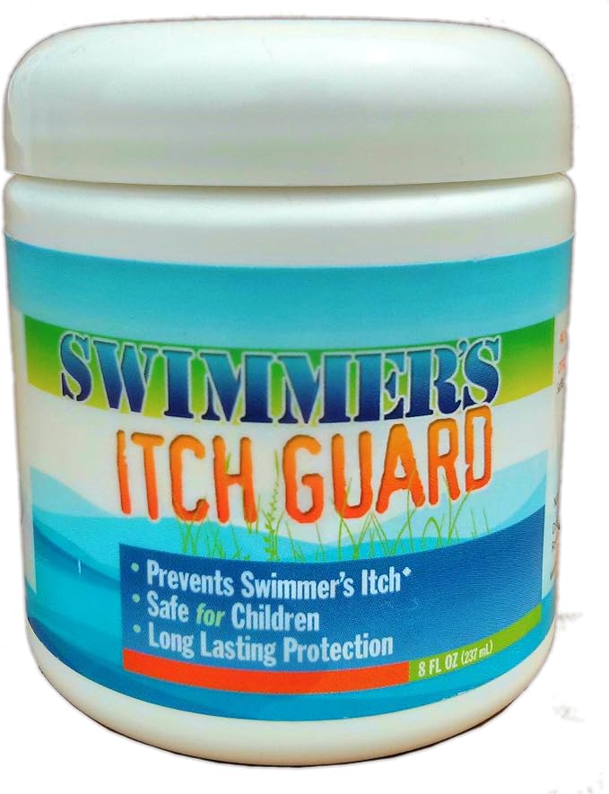 Swimmer's Itch Guard Cream – Prevents Swimmer’s Itch, Duck Itch, Lake Itch – Water-Resistant Repellent for Kids & Adults – Natural Protection for Lakes, Rivers, and Ponds – 4 oz.