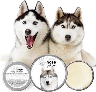 The Blissful Dog Husky Unscented Nose Butter - Dog Nose Butter, 16 Ounce