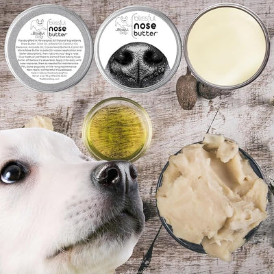 The Blissful Dog Every Dog Nose Butter, Versatile Dog Nose Balm for Dry Nose, Handcrafted Nose Moisturizer, Easy-to-Apply Dog Essentials, Unscented, 2 oz.