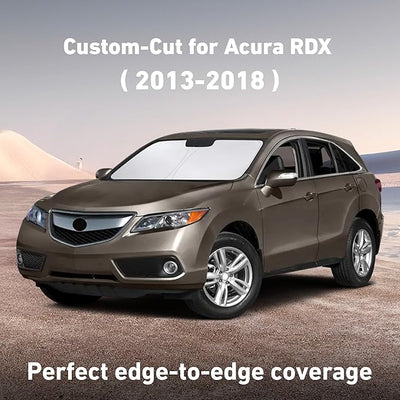 EcoNour Windshield Sunshade Compatible for Acura RDX 2013-2016 2017 2018, Sun Visor for Front Windshield & Window Sun Shade Cover, UV Heat Blocker & Protector, Car Accessories