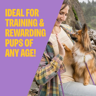 Wellness Soft Puppy Bites Dog Training Treats, Natural, Grain Free, Lamb and Salmon Recipe, 3 oz Bag