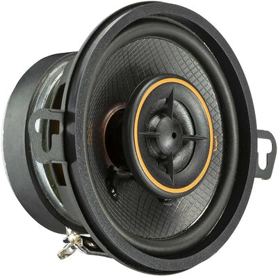 KICKER 51KSC3504 Coaxial Speaker System, 2-Way Design, One (1) Pair, 3.5" (89mm) Polypropylene Woofer/Midrange, 1/2" (13mm) Silk-Dome Tweeters, 50 Watts RMS, 100 Watts Peak