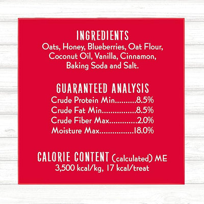 Charlee Bear Bearnola Bites Dog Treats, Blueberry Pie Flavor, 8oz (Pack of 2)