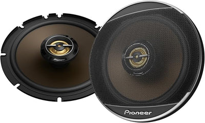 Pioneer A-Series MAX TS-A653FH 6.5” 2-Way Speakers (Pair) – 340W Max, Balanced Sound + Smooth Treble, Enhanced Bass, Ideal Factory Upgrade, Installation Adaptors Included