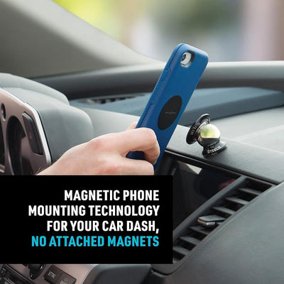 Nite Ize Steelie Orbiter Dash Kit - Metal Plate Attaches to Exterior of Charger - Dashboard System with Magnetic Socket, Dash Mount & Metal Plate - Orbiter