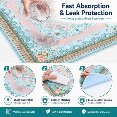 Washable Pee Pads for Dogs, 36"x36" 2 Pack Reusable Puppy Pads Pet Training Pads, Super Absorbent, 100% Waterproof Dog Pee Pads, Whelping, Housebreaking, Incontinence, for Playpen