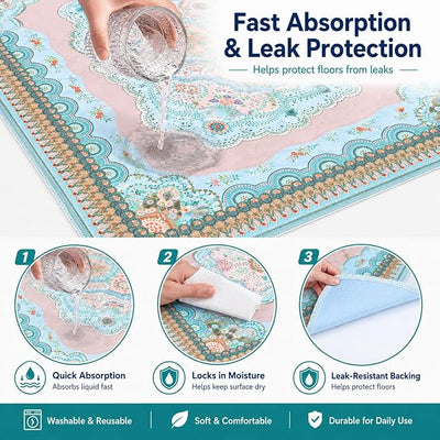 Washable Pee Pads for Dogs, 34"x36" 2 Pack Reusable Puppy Pads Pet Training Pads, Super Absorbent, 100% Waterproof Dog Pee Pads, Whelping, Housebreaking, Incontinence, for Playpen