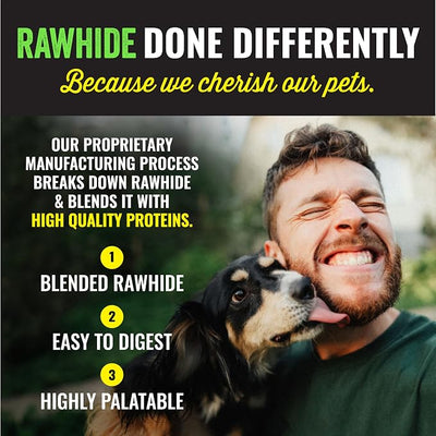 etta says! Premium Crunchy 7" Deer Dog Chews - Grain-Free Dog Treats, Good for Teeth, Easy to Digest - Made in The USA (20 Count Pack of 1)