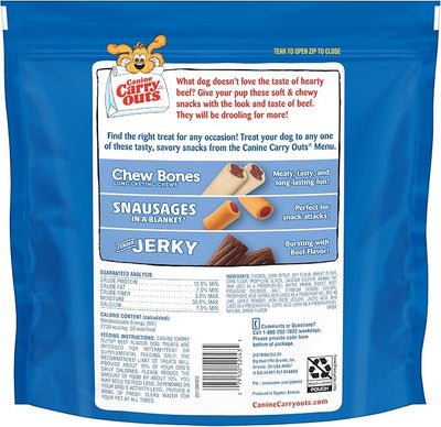 Canine Carry Outs Dog Treats, Beef Flavor, 47 Ounce (Pack of 2)