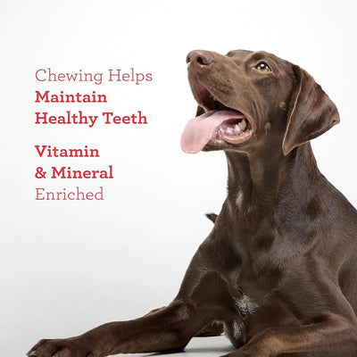 DreamBone Triple Flavor Twisties Dog Treats, Daily Rawhide-Free Chew, Digests Safely, with Real Protein, Chicken, Beef, Peanut Butter and Veggies, 25 Count