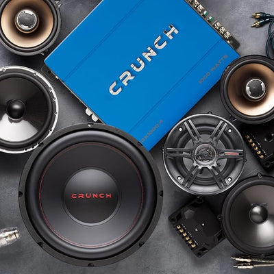 Crunch PDX-1000.4 PowerDriveX 1000 Watt 4 Channel Exclusive Blue A/B Car Stereo Amplifier