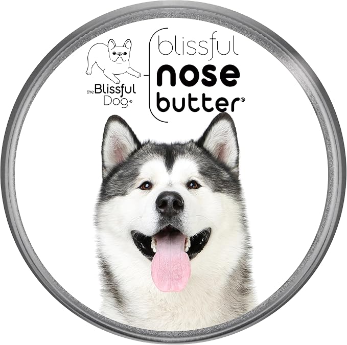 The Blissful Dog Malamute Unscented Nose Butter - Dog Nose Butter, 8 Ounce