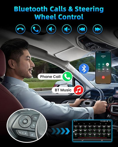 5G WiFi Car Radio for Ford F150 2009-2014: 9 Inch HD Touch Screen Stereo with Wireless CarPlay Android Auto GPS Bluetooth SWC FM DSP 1080P Backup Camera