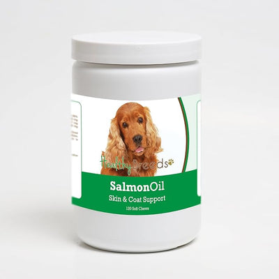 Healthy Breeds Cocker Spaniel Salmon Oil Soft Chews 120 Count