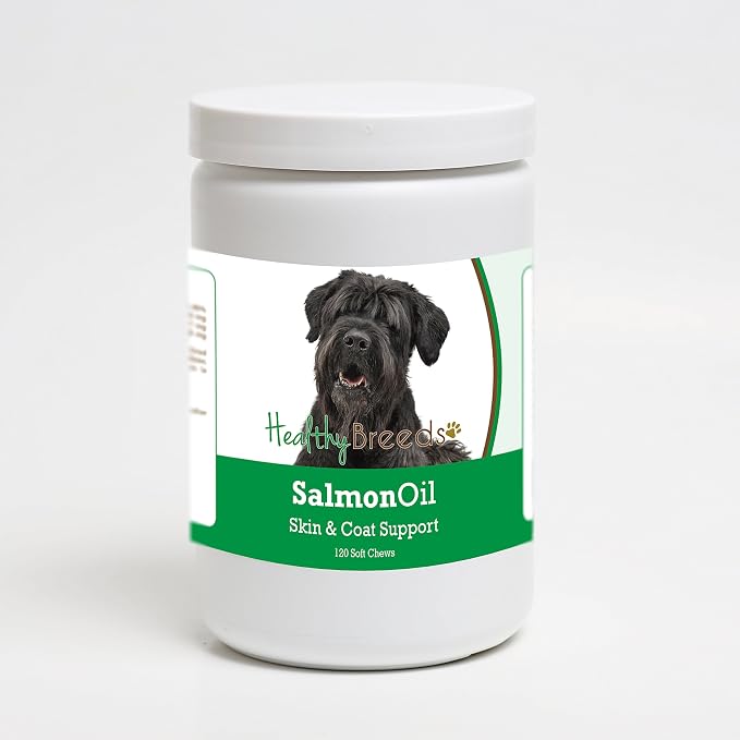 Healthy Breeds Black Russian Terrier Salmon Oil Soft Chews 120 Count
