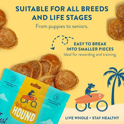 Chicken Chips – Single Ingredient Dog Treats, All Natural & Healthy Training Snacks for Small, Medium & Large Breeds, Puppies – High Protein, Made in US 8oz