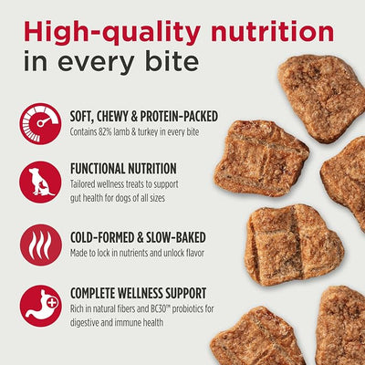 Nulo Functional Jerky Gut Health Lamb & Turkey Dog Treats 5 OZ Bag