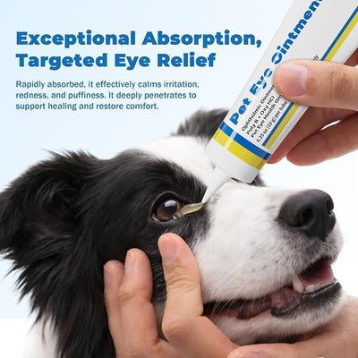 Pet Eye Health for Dogs, Cats, Cattle, Sheep, Horses, Birds, Puppies and Kittens - 3-Pack, 10g Each