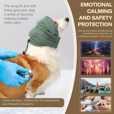 Dog Head Ear Warp Relief Ear Muffs Noise Protection
