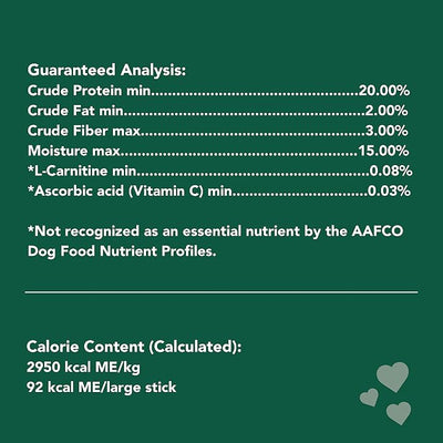 Get Naked Grain Free 1 Pouch 6.6 Oz Weight Management Dental Chew Sticks, Large
