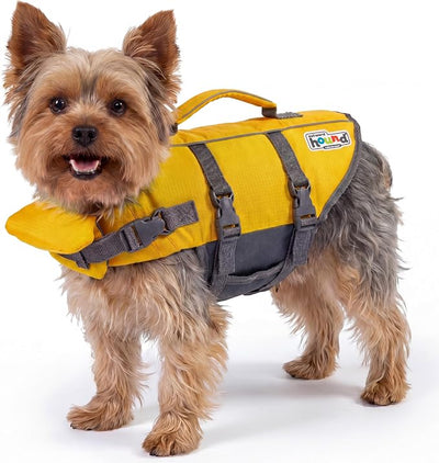 Outward Hound Granby Splash Yellow Dog Life Jacket, XS