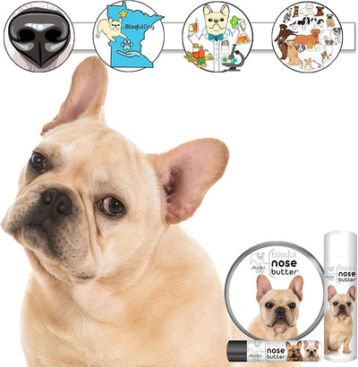 The Blissful Dog French Bulldog Fawn Unscented Nose Butter - Dog Nose Butter, 0.50 Ounce