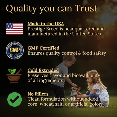 Multivitamins, Balanced Nutrition for Your Chihuahua, 90 Count, Made in The USA with Real Bacon