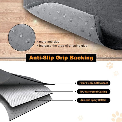 Dog Pee Pad Washable 82x102 Extra Large,Absorb Reusable Whelping Pads, Non-Slip Puppy Training Pads, Waterproof Floor Mat for Potty Training, Playpen,Incontinence,Housebreaking,Bed
