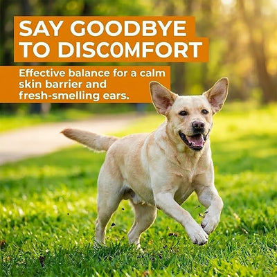 Yeast Infection Treatment for Dogs, Dog Ear Infection Treatment and Anti Yeast Drops, Natural Itch Relief for Skin and Ears, Natural Ingredients Gentle Daily Dogs & Cats Care, 2 Fl Oz
