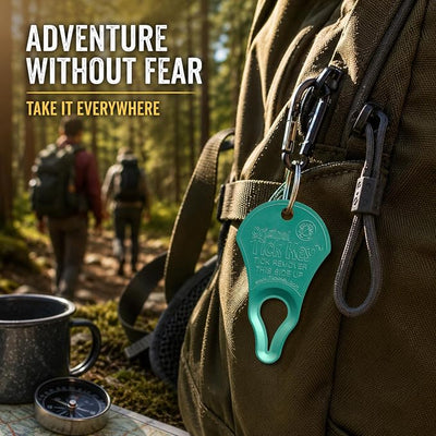 The Original Tick Key - Tick Detaching Device - Portable, Safe and Highly Effective Tick Detaching Tool (Sea Foam)