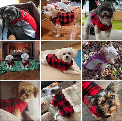 KOOLTAIL Small Dog Sweater - Dog Fleece Vest Jacket with Leash D-Ring for Small Medium Dogs, Soft Pullover Winter Warm Cold Weather Coats, Pet Fall Clothes Outfit for Puppy Cat Boys & Girls, Pink S