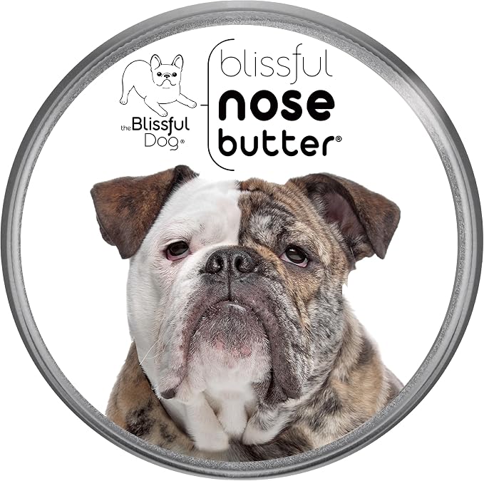 The Blissful Dog Olde English Bulldogge Unscented Nose Butter - Dog Nose Butter, 16 Ounce