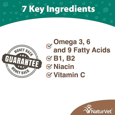 NaturVet – Brewer’s Dried Yeast Formula with Garlic Flavoring – Plus Omegas | Rich in Omega-3, 6 & 9 Fatty Acids | Fortified with B1, B2, Niacin & Vitamin C | For Dogs & Cats | 5000 Chewable Tablets