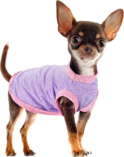 Chic Ion Polyester Dog Vest: Adorable Fashion Apparel for Small, Medium, and Large Breeds, Moisture-Wicking, Soft, Anti-Static, Durable, and Easy-to-Clean Design - Purple XL