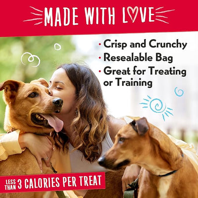 Charlee Bear Dog Training Treats, Chicken Liver Recipe, Low Calorie (Under 3 Calories), Limited Ingredient Crunchy Dog Treats, 16 oz. Resealable Bag