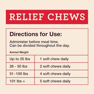 Hemp Well Relief Dog Soft Chews, Organic Hemp, Aches & Discomfort Support