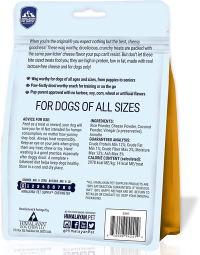 Barkeetos Cheese | Made with Real Himalayan Cheese | Protein Rich - Lactose Free - Gluten Free - Grain Free | USA Made | for All Breeds | 3 oz of Droolicious, Crunchy Goodness (Pack of 2)