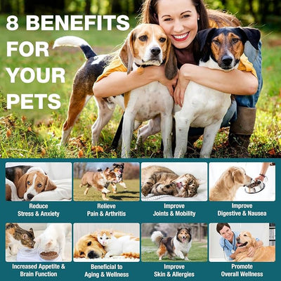 1 Packs Pet Неmр Oil for Dogs and Cats- Anxiеty, Stress Pain Holistic Inflammation Relief - for Joint Hip Аrthritis, Calming Oil Drop, Organic Pets Treats