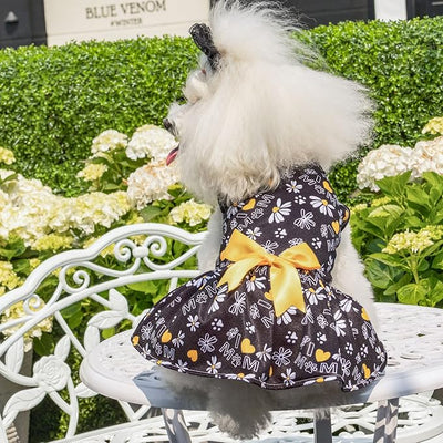 CuteBone Dog Mesh Dress Puppy Sundress Pet Outfit Summer Fashion for Small Dogs Girl Cat Clothes