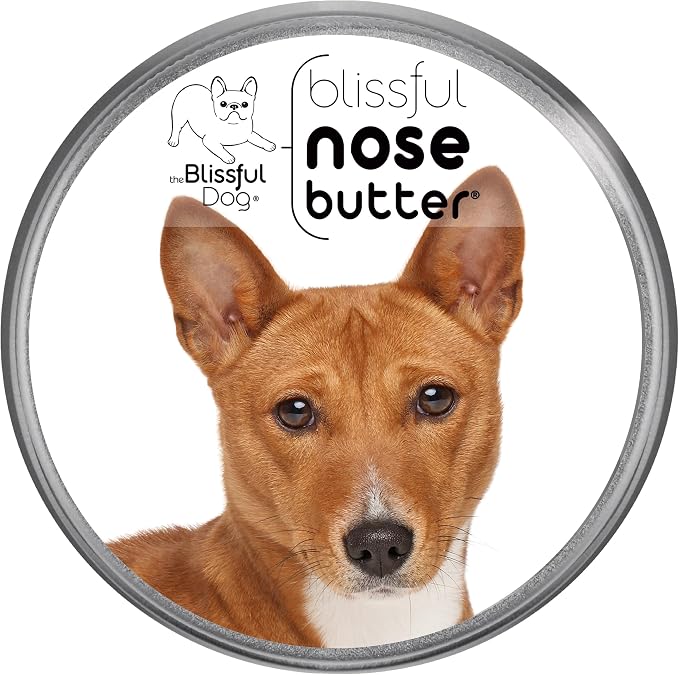 The Blissful Dog Basenji Unscented Nose Butter - Dog Nose Butter, 4 Ounce