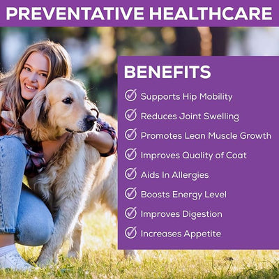 Premium Collagen Gelatin Protein for Dogs, 1Lb 10 Oz