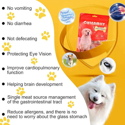 Sweet Potato Dog Treats Soft, Natural Human Grade Puppy Chew, Low Fat Grain Free Treats, Gluten Free for Small Medium & Large Dogs, 11.6oz