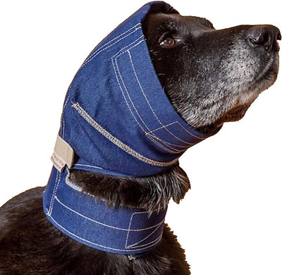 No Flap Ear Wrap (Denim, Medium)