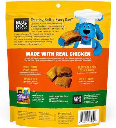 Blue Dog Bakery Softies, Soft & Chewy Chicken Dog Treats, Medium Size, Healthy Treats, All Natural Ingredients,10 oz (Pack of 1)