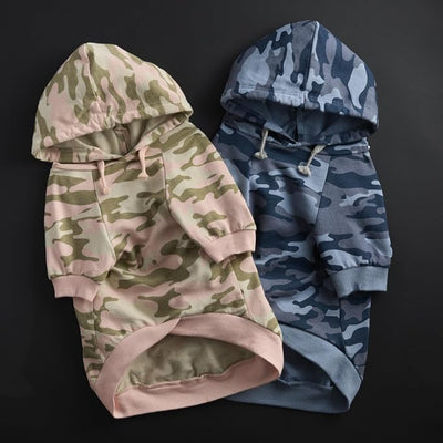 Pet Passion Rocky – The Original Lightweight Hooded Tee 100% Organic Cotton Dog Hoodie Pet Coat Sweater for All Sized Dogs, Original Pink Camo, X-Small (5-12 lbs)