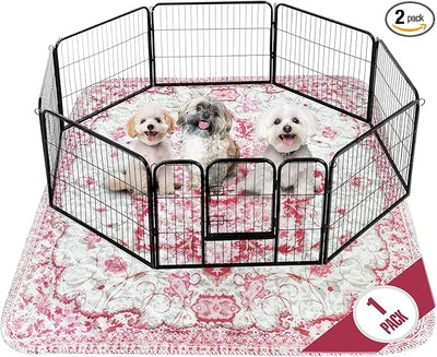 PUPIBOO Washable Pee Pads for Dogs and Cats - Super Absorbent Reusable Puppy Training Pads - 100% Waterproof, Leak-Proof & Non-Slip Whelping Pads for Pet Housebreaking