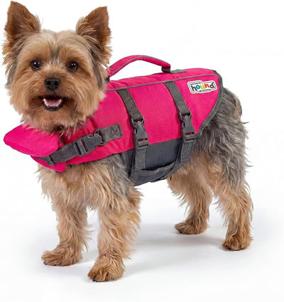 Outward Hound Granby Splash Pink Dog Life Jacket, XS